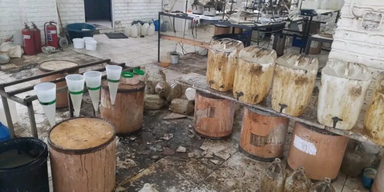 Nine Arrested, Including Two Women, in Krugersdorp West Drug Lab Bust