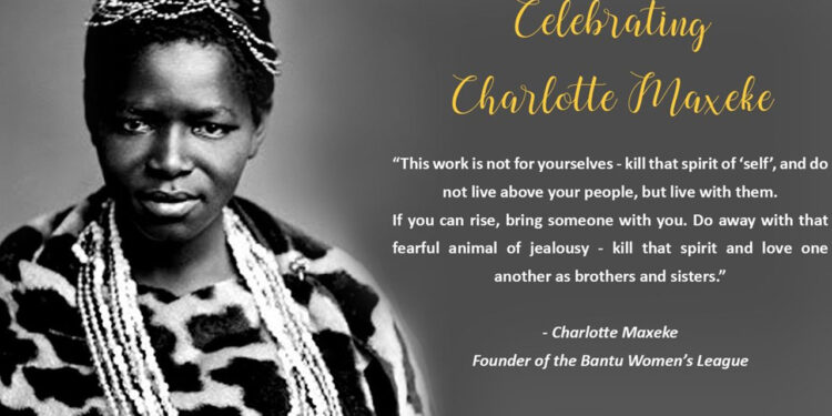 Freedom Month, Legacy of Charlotte Maxeke