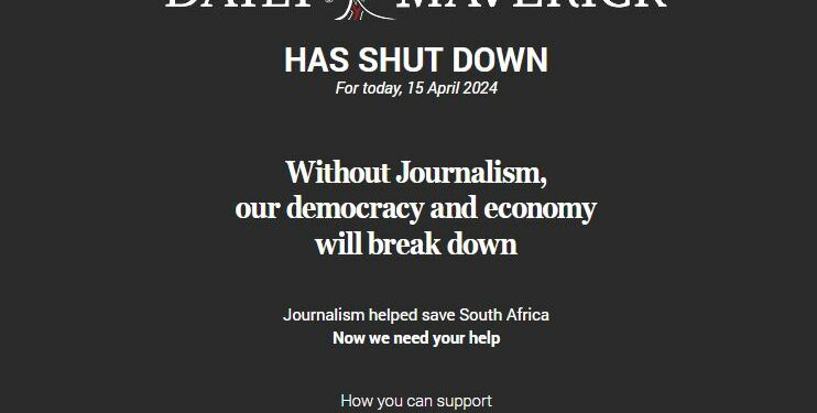 Daily Maverick Shuts Down: A Stand for Independent Journalism