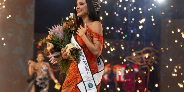 Natasha Joubert Claims Miss South Africa 2023 Crown at Sun Arena