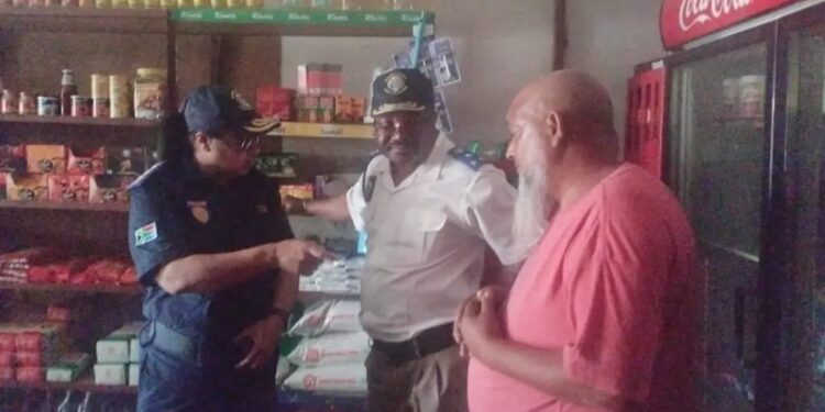 TMPD Takes Action Against Illegal Spaza Shops Selling Expired Food