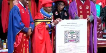 Dr. Esther Mahlangu Awarded Honorary Doctorate for Mathematical Artistry