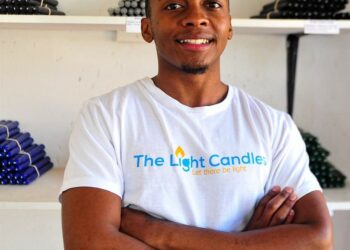 A young entrepreneur gives life to people with his candle business