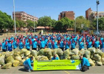 Church Environmental Group Cleans Up Sunnyside, Promoting Sustainable Development