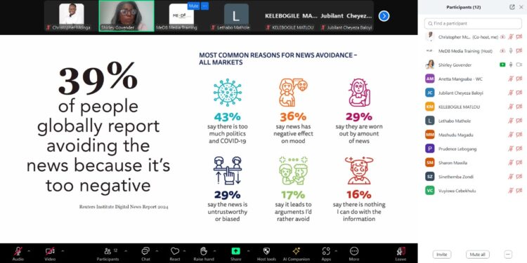 Shirley Govender Shares Solutions Journalism Insights at Workshop