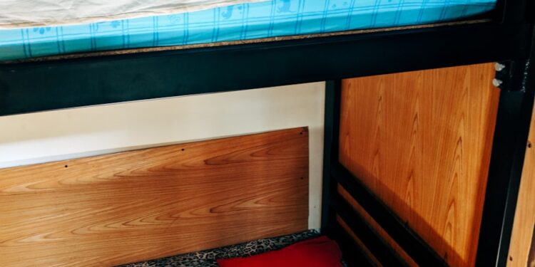 white and blue bed linen