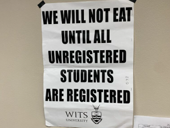 Wits Students on Hunger Strike Over Registration Delays