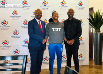 TUT OFFICIALLY WELCOMES OLYMPIC SILVER MEDALIST